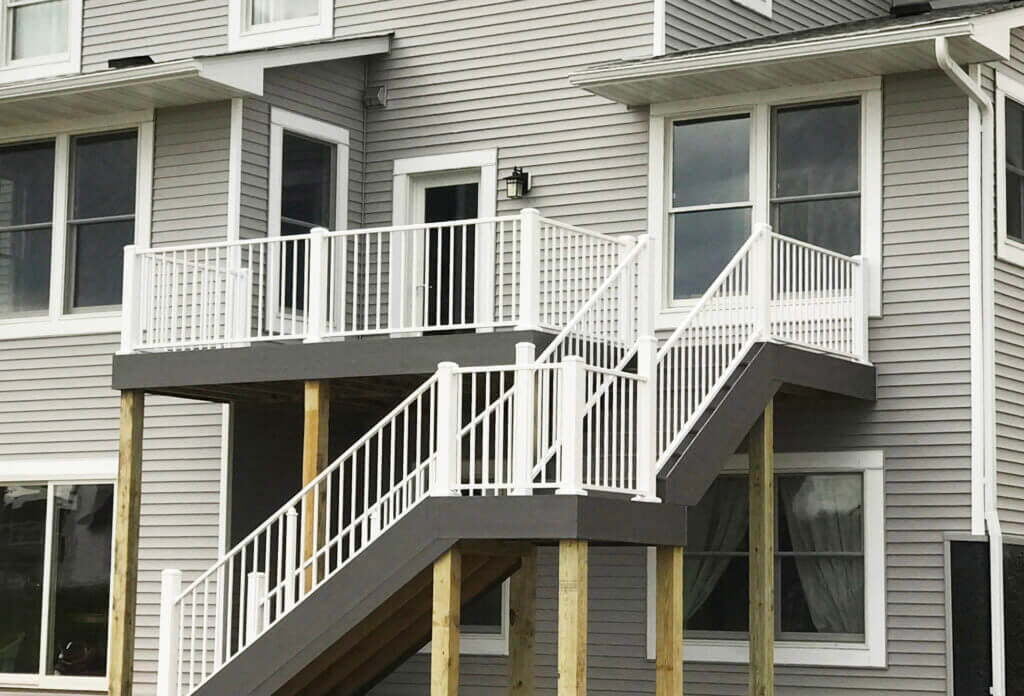 Aluminum metal railing - Xpres deck restoration